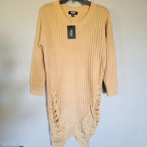 Hera collection S/M crotchet long dress top